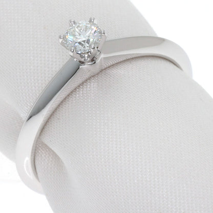 TIFFANY&Co. Solitaire Diamond Ring Platinum PT950 Ladies [Used]