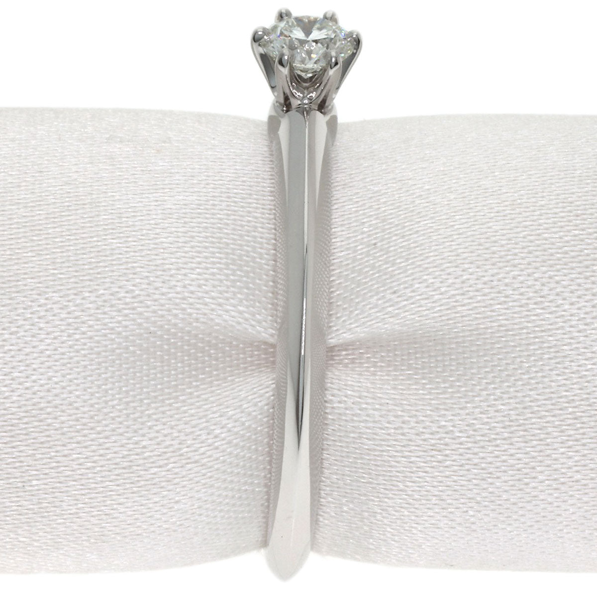 TIFFANY&Co. Solitaire Diamond Ring Platinum PT950 Ladies [Used]