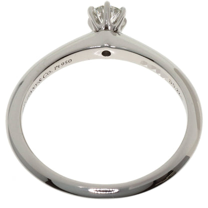 TIFFANY&Co. Solitaire Diamond Ring Platinum PT950 Ladies [Used]