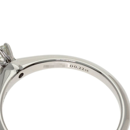 TIFFANY&Co. Solitaire Diamond Ring Platinum PT950 Ladies [Used]