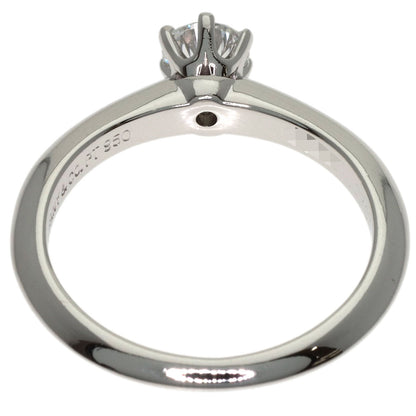 TIFFANY&Co. Solitaire Diamond Ring Platinum PT950 Ladies [Used]