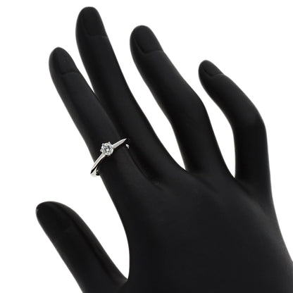 TIFFANY&Co. Solitaire Diamond Ring Platinum PT950 Ladies [Used]