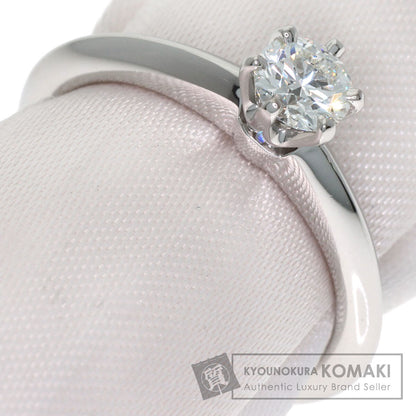 TIFFANY&Co. Solitaire Diamond Ring Platinum PT950 Ladies [Used]