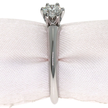 TIFFANY&Co. Solitaire Diamond Ring Platinum PT950 Ladies [Used]