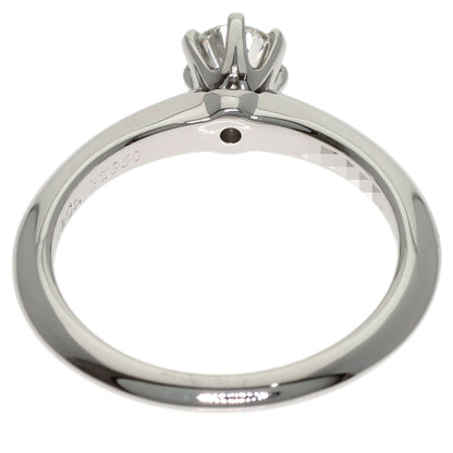 TIFFANY&Co. Solitaire Diamond Ring Platinum PT950 Ladies [Used]
