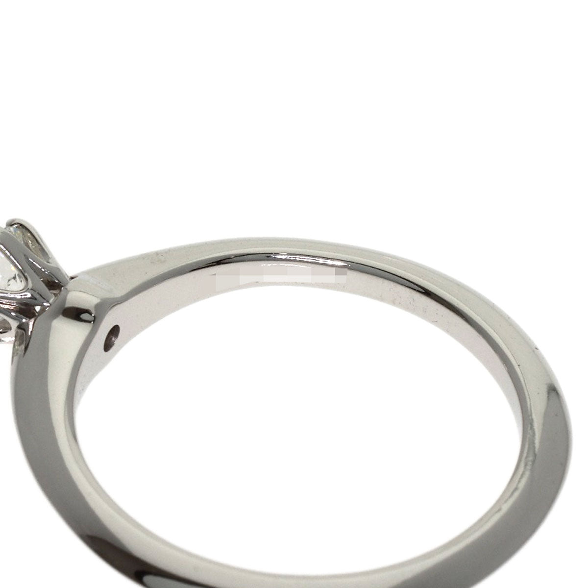 TIFFANY&Co. Solitaire Diamond Ring Platinum PT950 Ladies [Used]