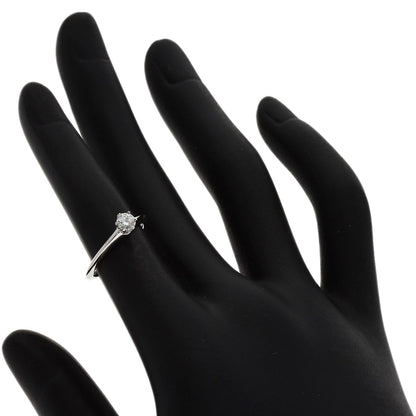TIFFANY&Co. Solitaire Diamond Ring Platinum PT950 Ladies [Used]