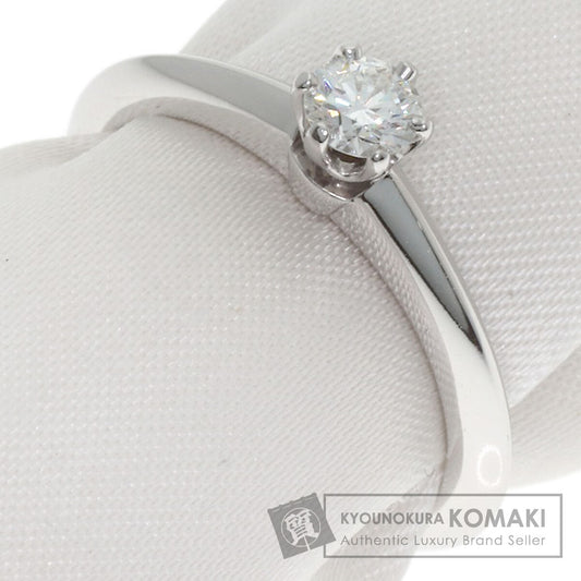 TIFFANY&Co. Solitaire Diamond Ring Platinum PT950 Ladies [Used]