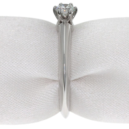 TIFFANY&Co. Solitaire Diamond Ring Platinum PT950 Ladies [Used]