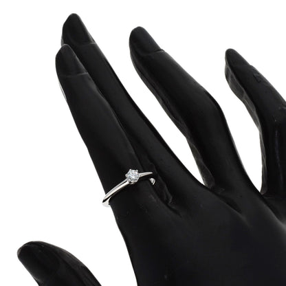 TIFFANY&Co. Solitaire Diamond Ring Platinum PT950 Ladies [Used]