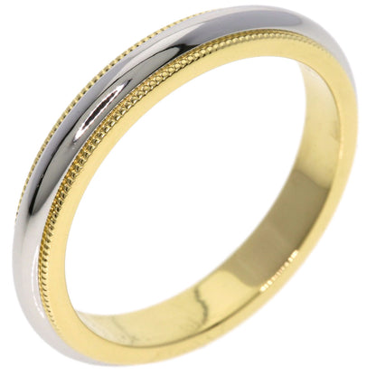 TIFFANY&Co. Milgrain Ring K18 Yellow Gold PT950Ladies [Used]