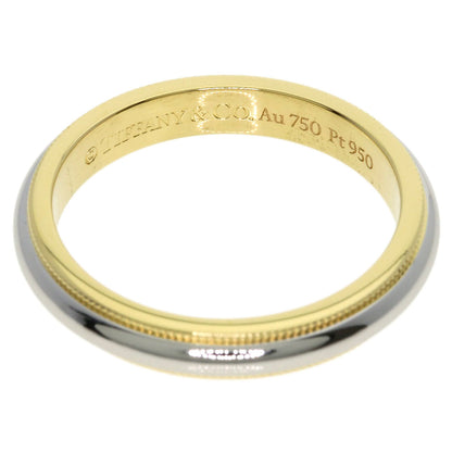 TIFFANY&Co. Milgrain Ring K18 Yellow Gold PT950Ladies [Used]