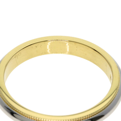 TIFFANY&Co. Milgrain Ring K18 Yellow Gold PT950Ladies [Used]