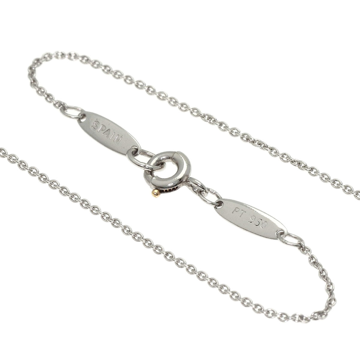 TIFFANY&Co. Chain 16.1" Necklace Platinum PT950 Ladies [Used]
