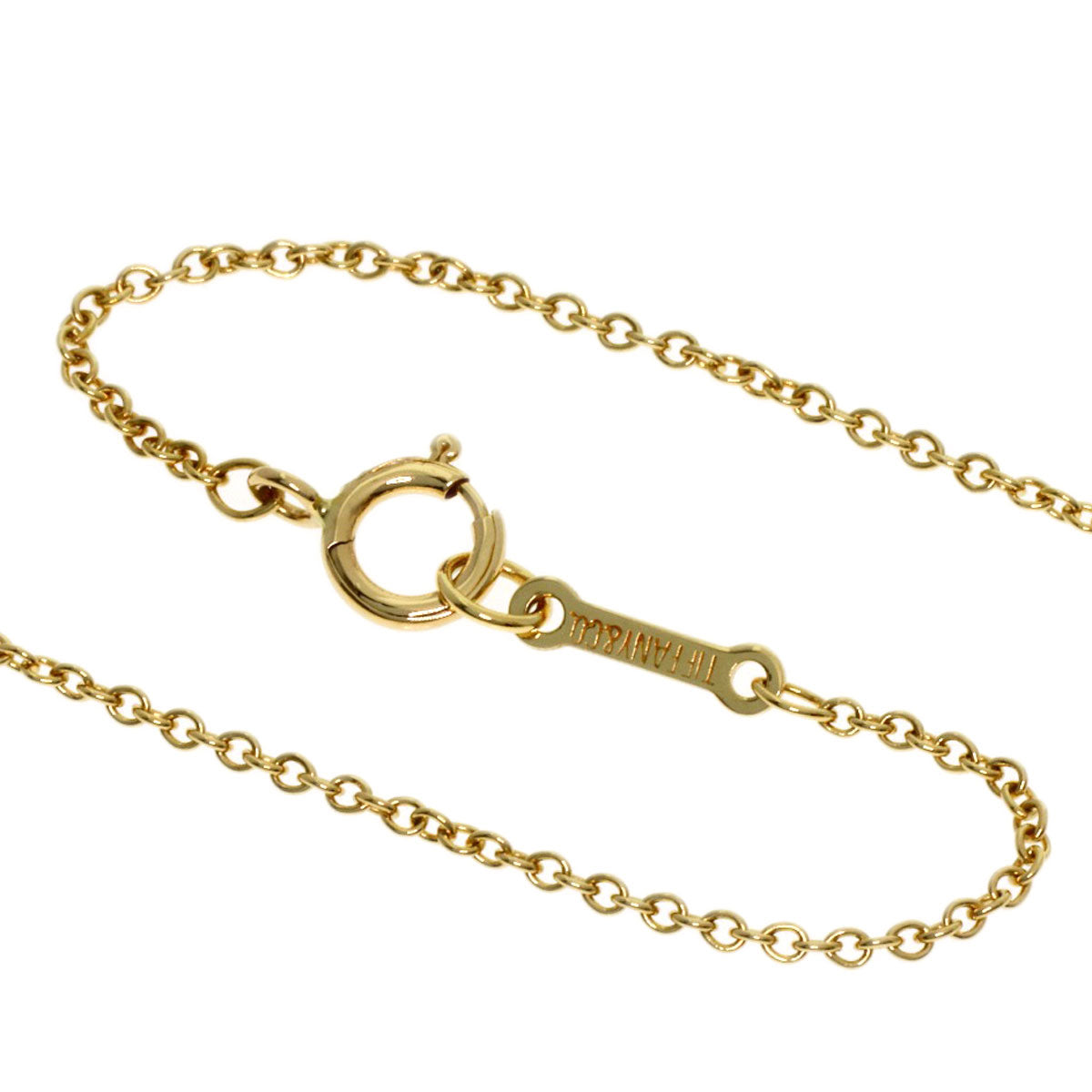 TIFFANY&Co. Bean Necklace K18 Yellow Gold Ladies [Used]