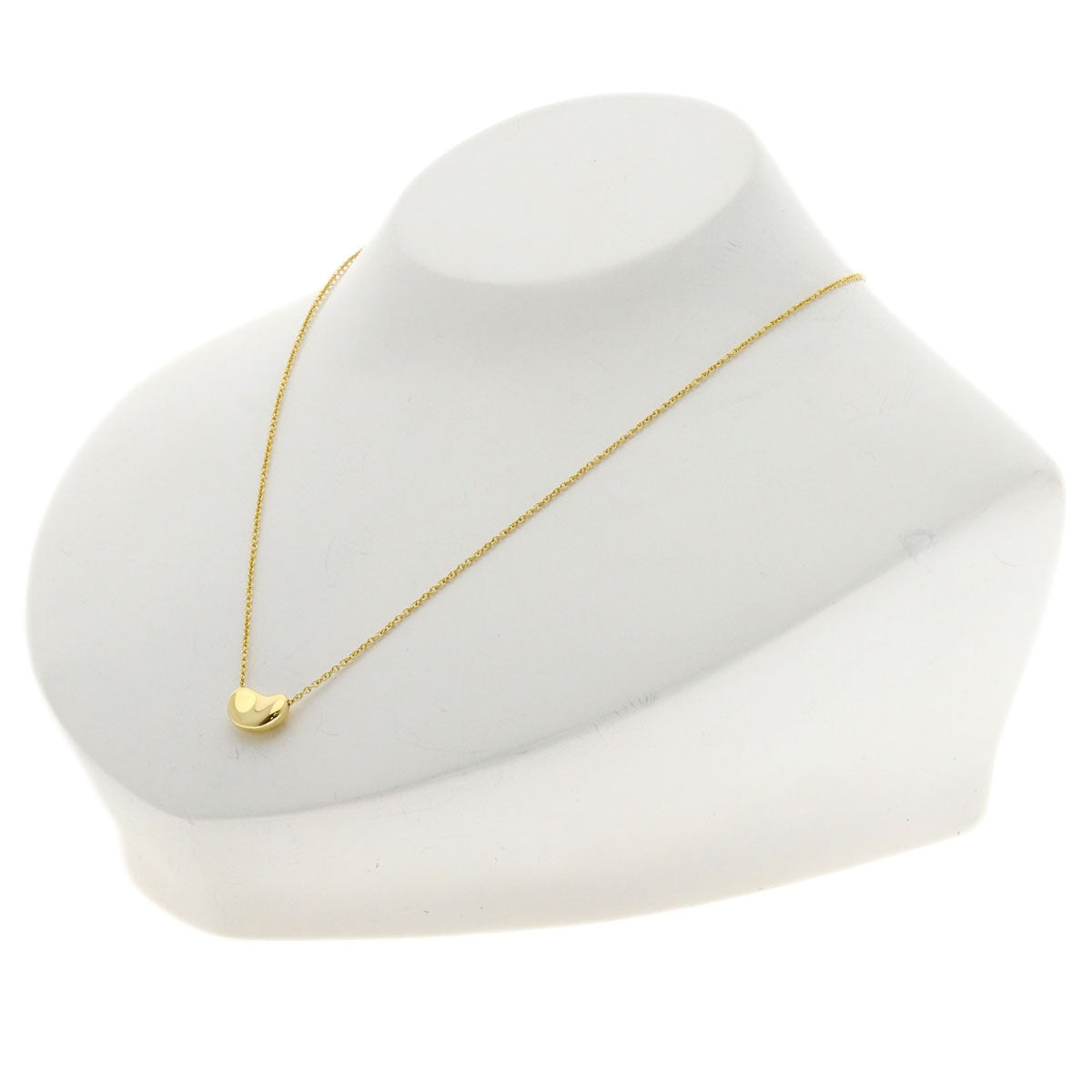 TIFFANY&Co. Bean Necklace K18 Yellow Gold Ladies [Used]