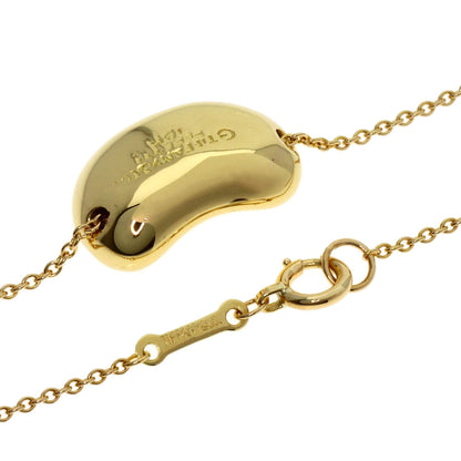 TIFFANY&Co. Bean Necklace K18 Yellow Gold Ladies [Used]