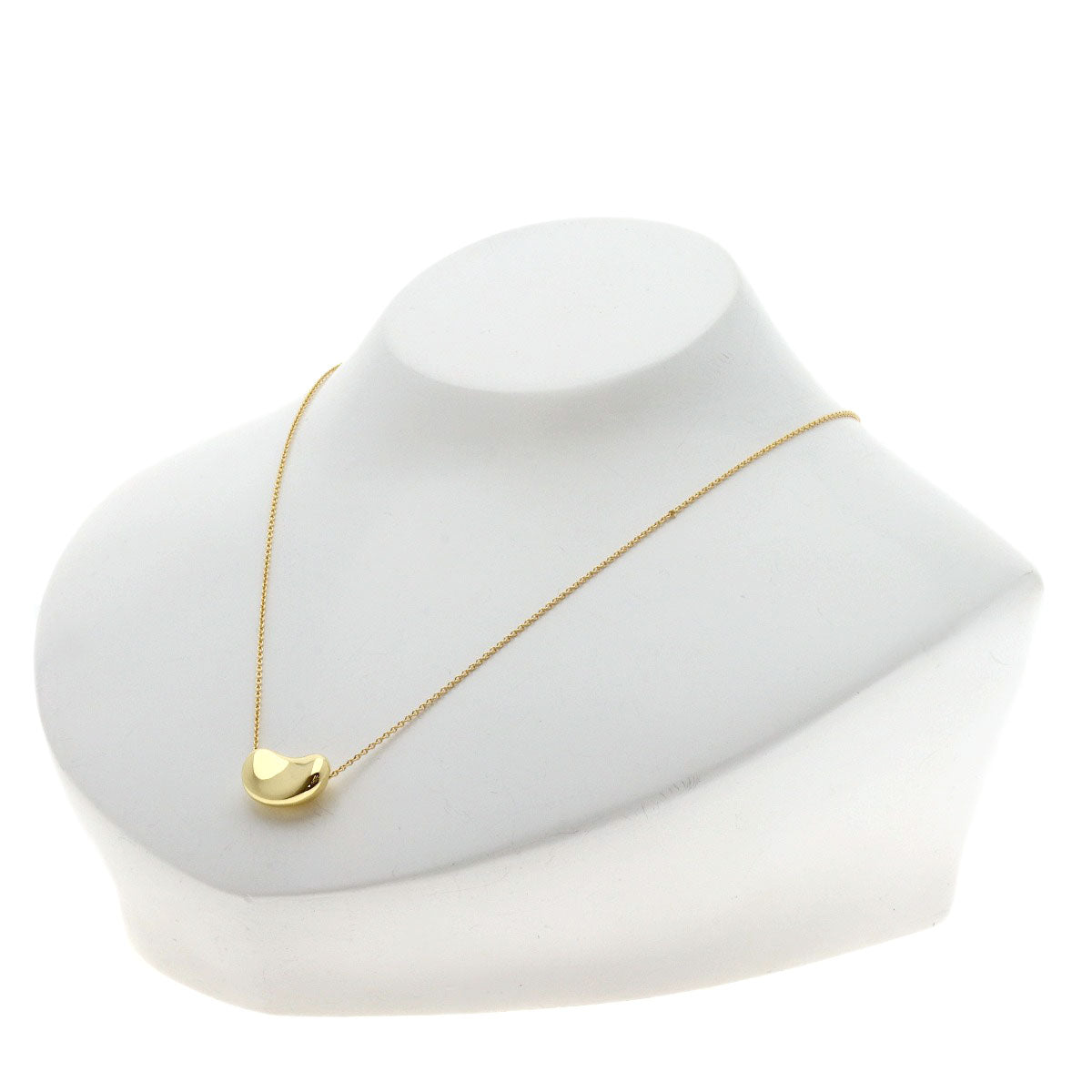 TIFFANY&Co. Bean Necklace K18 Yellow Gold Ladies [Used]
