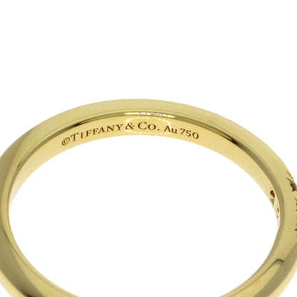 TIFFANY&Co. Forever Band 3P Diamond Ring K18 Yellow Gold Ladies [Used]