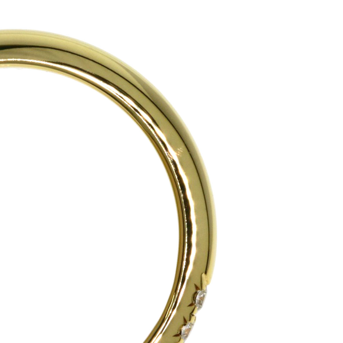 TIFFANY&Co. Forever Band 3P Diamond Ring K18 Yellow Gold Ladies [Used]