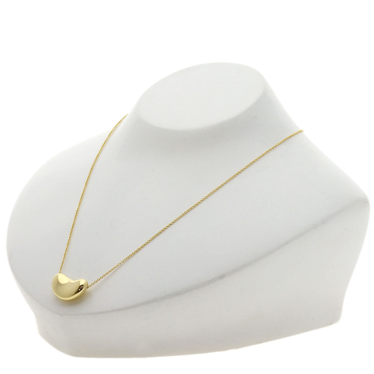 TIFFANY&Co. Bean Necklace K18 Yellow Gold Ladies [Used]
