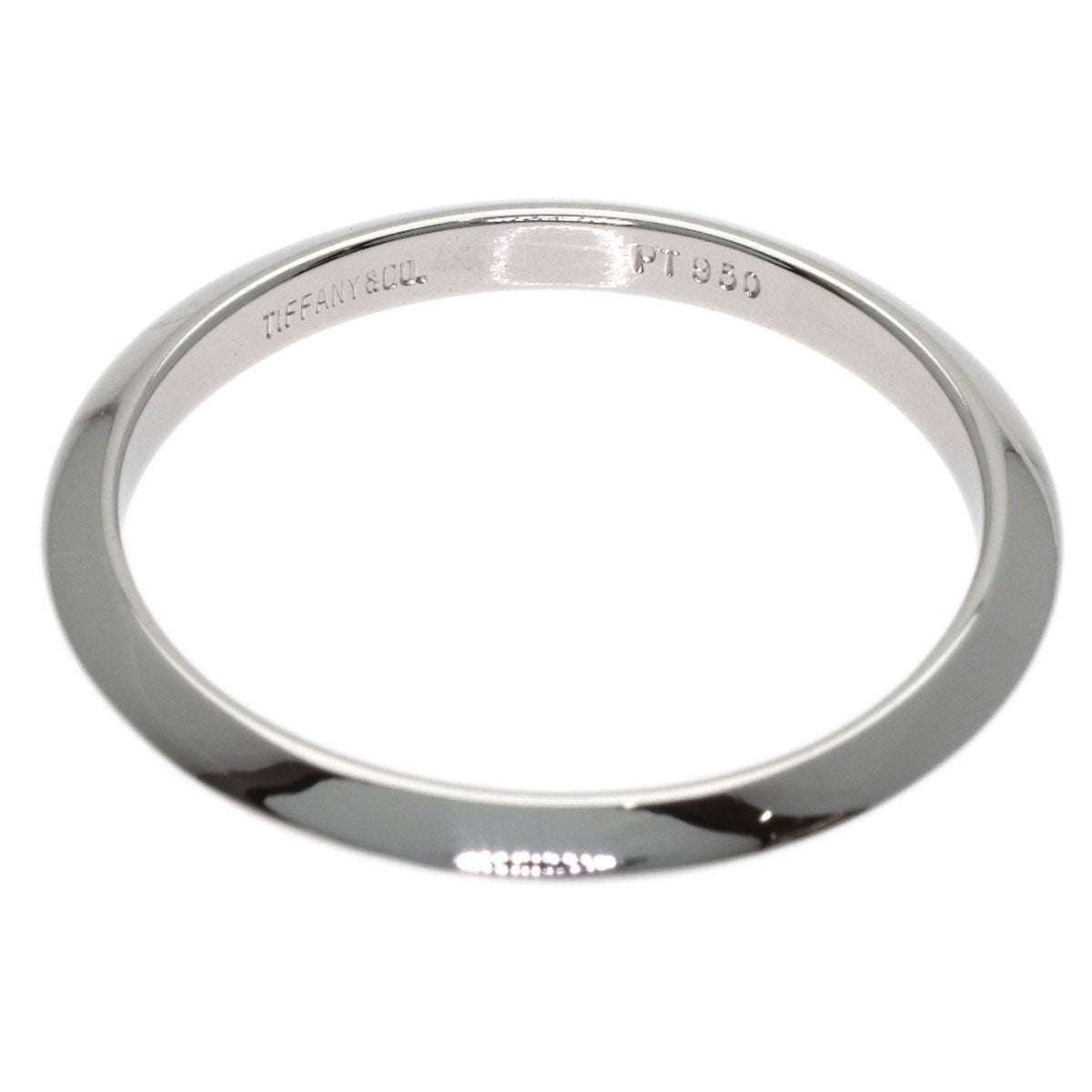 TIFFANY&Co. Knife edge Ring Platinum PT950 Ladies [Used]