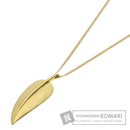 TIFFANY&Co. Leaf Necklace K18 Yellow Gold Ladies [Used]