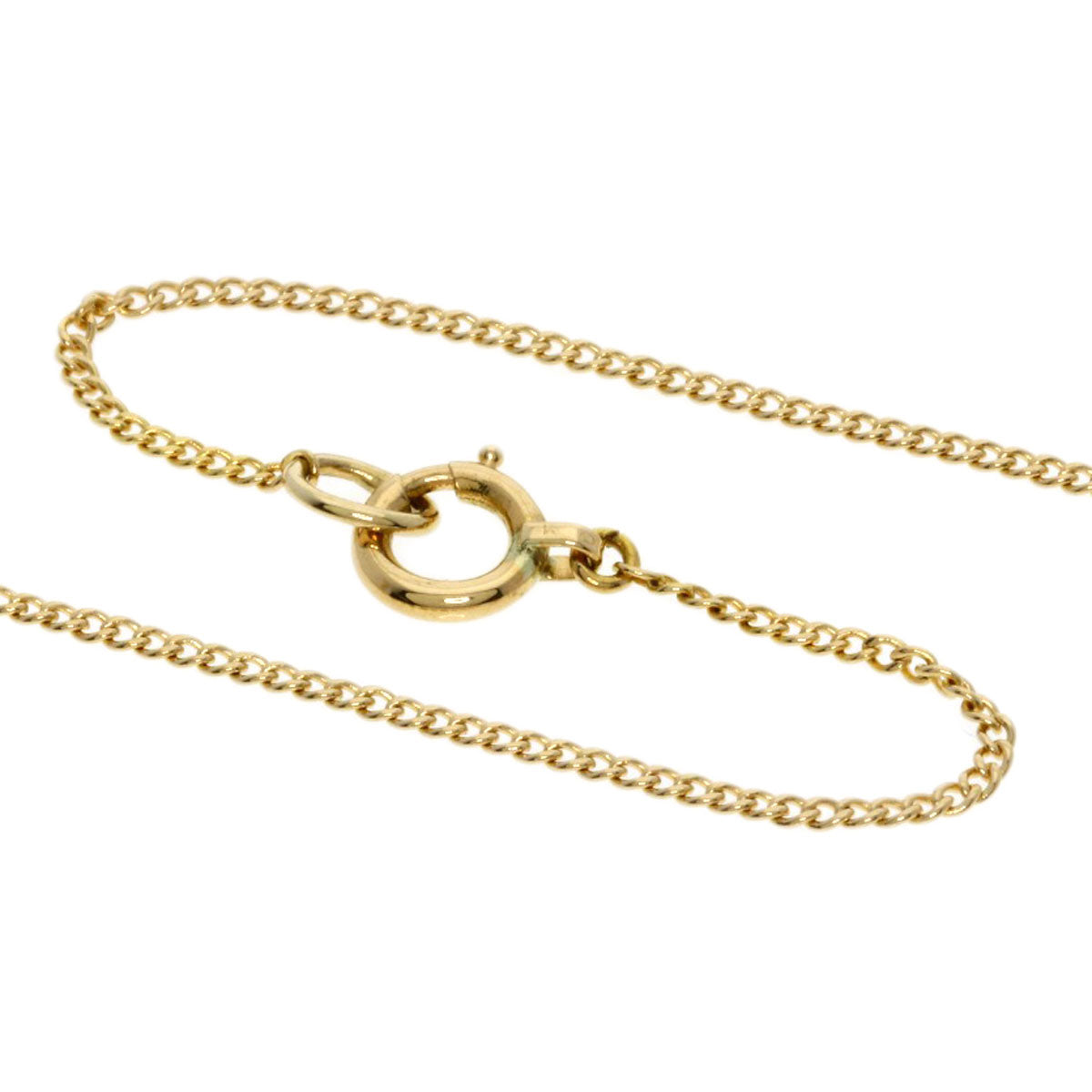 TIFFANY&Co. Leaf Necklace K18 Yellow Gold Ladies [Used]