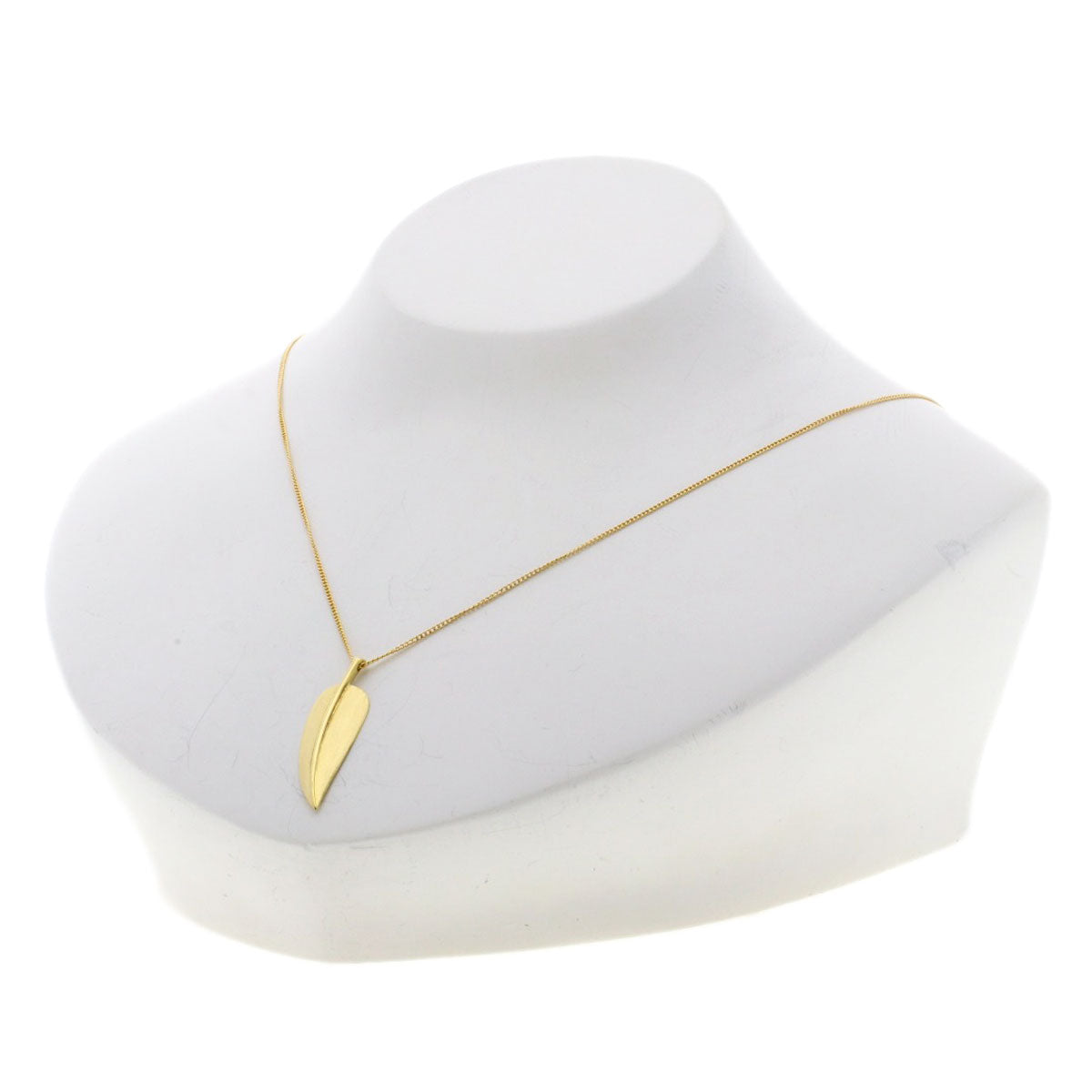 TIFFANY&Co. Leaf Necklace K18 Yellow Gold Ladies [Used]