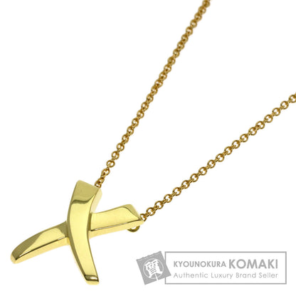 TIFFANY&Co. Kiss Paloma Picasso Necklace K18 Yellow Gold Ladies [Used]