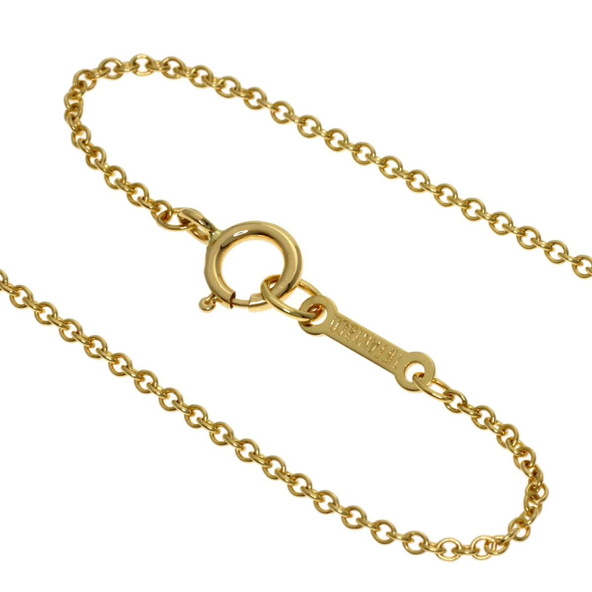 TIFFANY&Co. Kiss Paloma Picasso Necklace K18 Yellow Gold Ladies [Used]