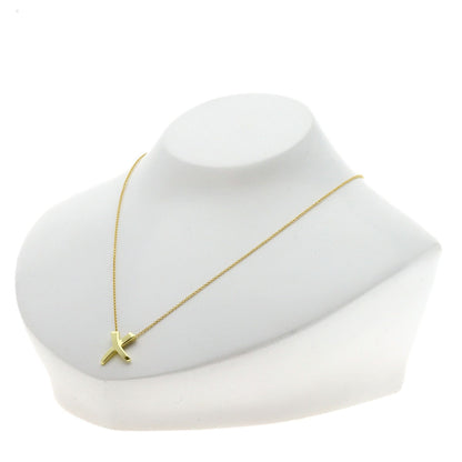 TIFFANY&Co. Kiss Paloma Picasso Necklace K18 Yellow Gold Ladies [Used]
