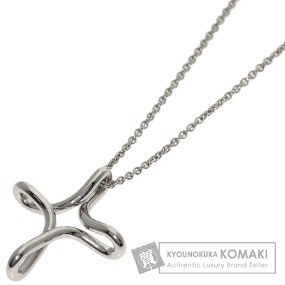 TIFFANY&Co. Infinity cross Necklace Platinum PT950 Ladies [Used]