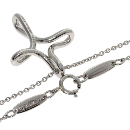 TIFFANY&Co. Infinity cross Necklace Platinum PT950 Ladies [Used]