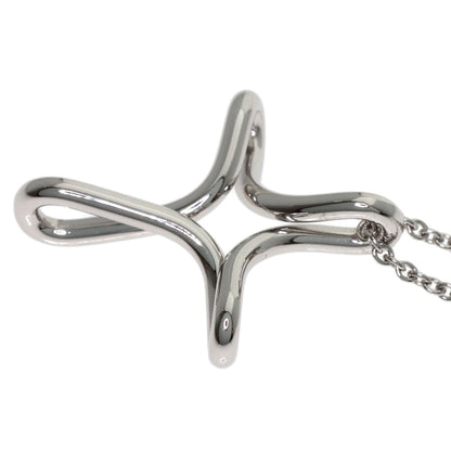 TIFFANY&Co. Infinity cross Necklace Platinum PT950 Ladies [Used]