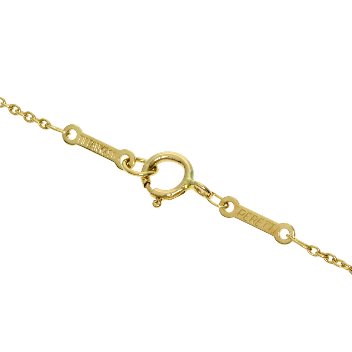 TIFFANY&Co. By The Yard 3P Diamond Bracelet K18 Yellow Gold Ladies [Used]