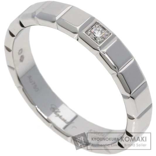 Chopard Ice cube 1P Diamond Ring K18 White Gold Ladies [Used]
