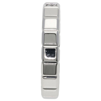 Chopard Ice cube 1P Diamond Ring K18 White Gold Ladies [Used]