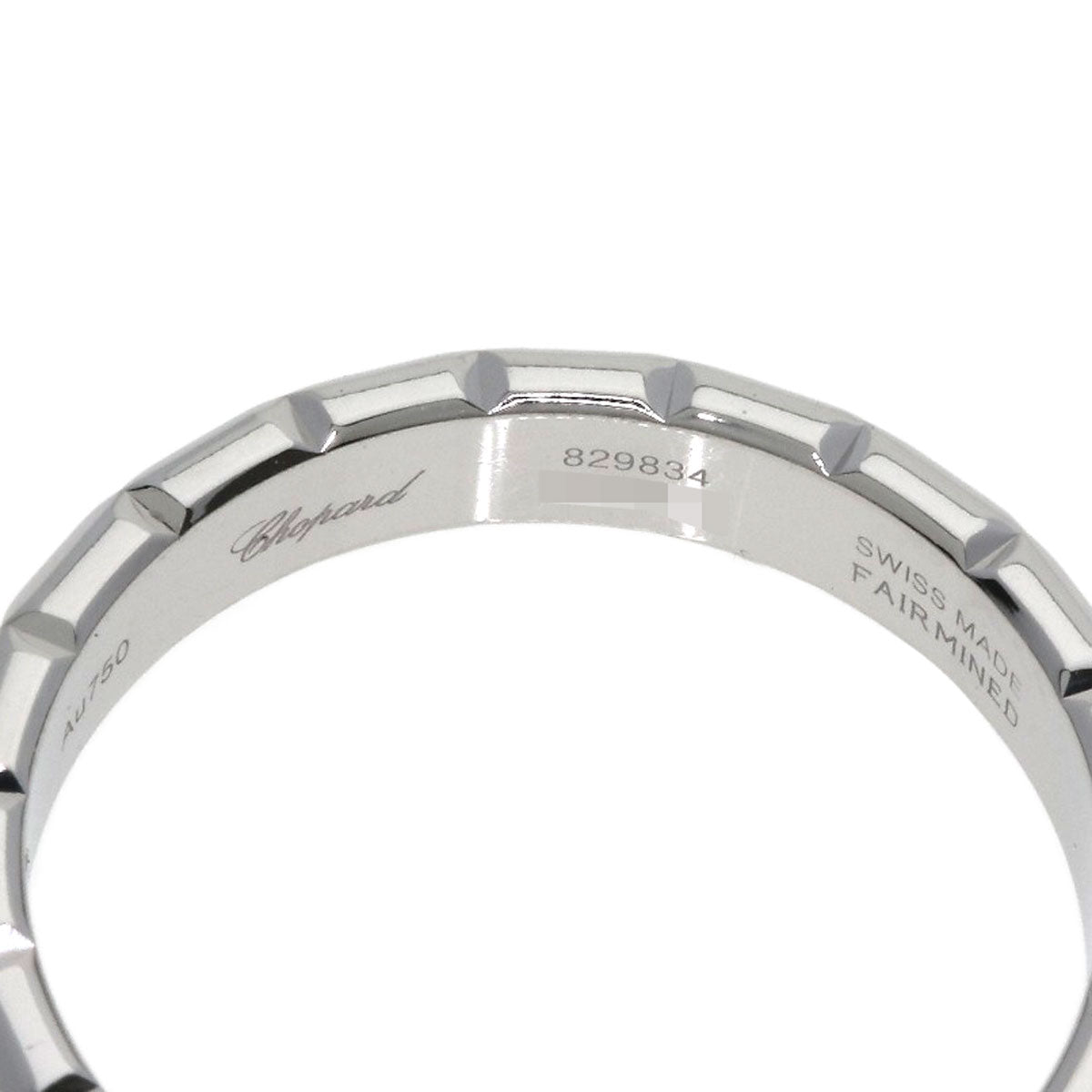 Chopard Ice cube 1P Diamond Ring K18 White Gold Ladies [Used]