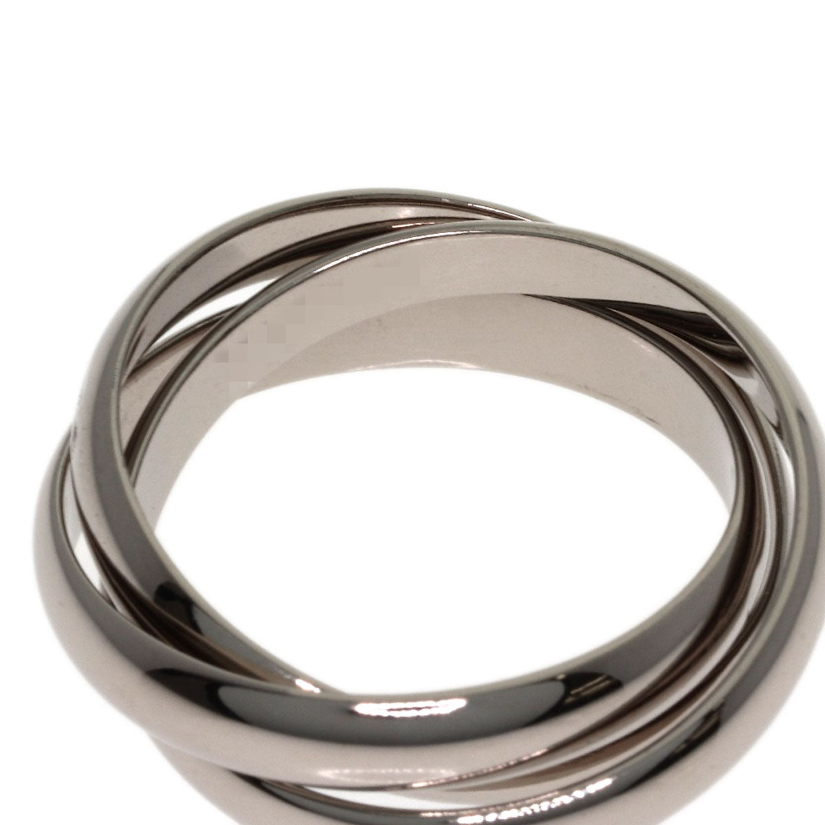 CARTIER Trinity #54 Ring K18 White Gold Ladies [Used]