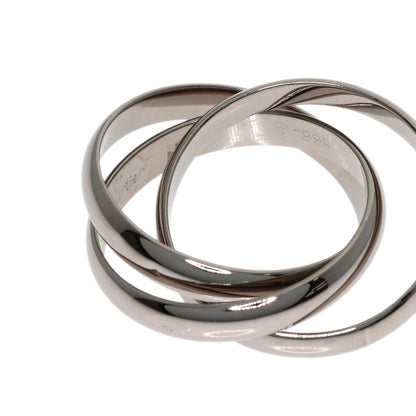 CARTIER Trinity #54 Ring K18 White Gold Ladies [Used]