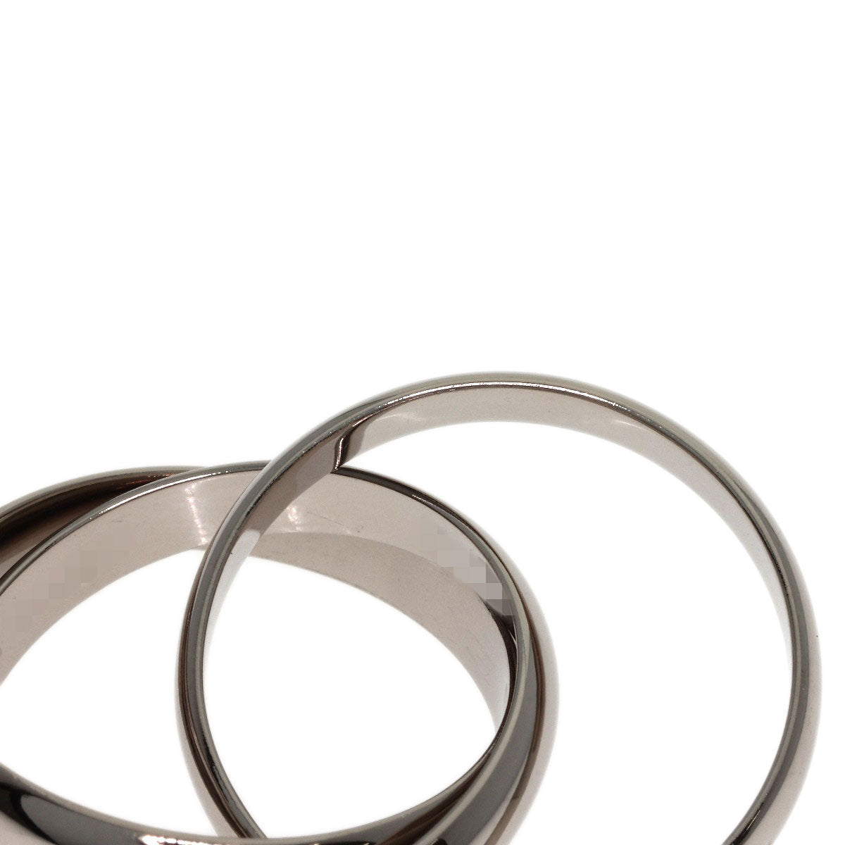 CARTIER Trinity #54 Ring K18 White Gold Ladies [Used]
