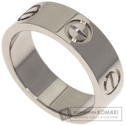CARTIER love ring #48 Ring K18 White Gold Ladies [Used]
