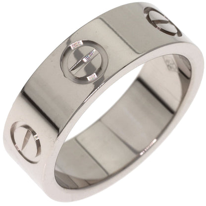 CARTIER love ring #48 Ring K18 White Gold Ladies [Used]
