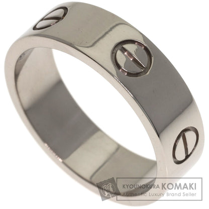 CARTIER love ring #58 Ring K18 White Gold Ladies [Used]