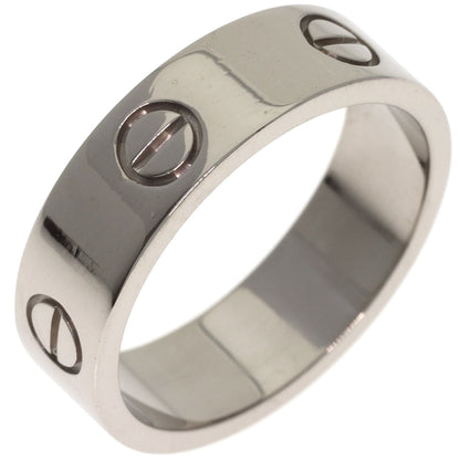 CARTIER love ring #58 Ring K18 White Gold Ladies [Used]