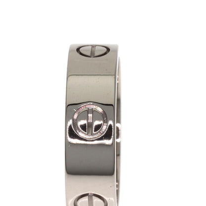 CARTIER love ring #58 Ring K18 White Gold Ladies [Used]