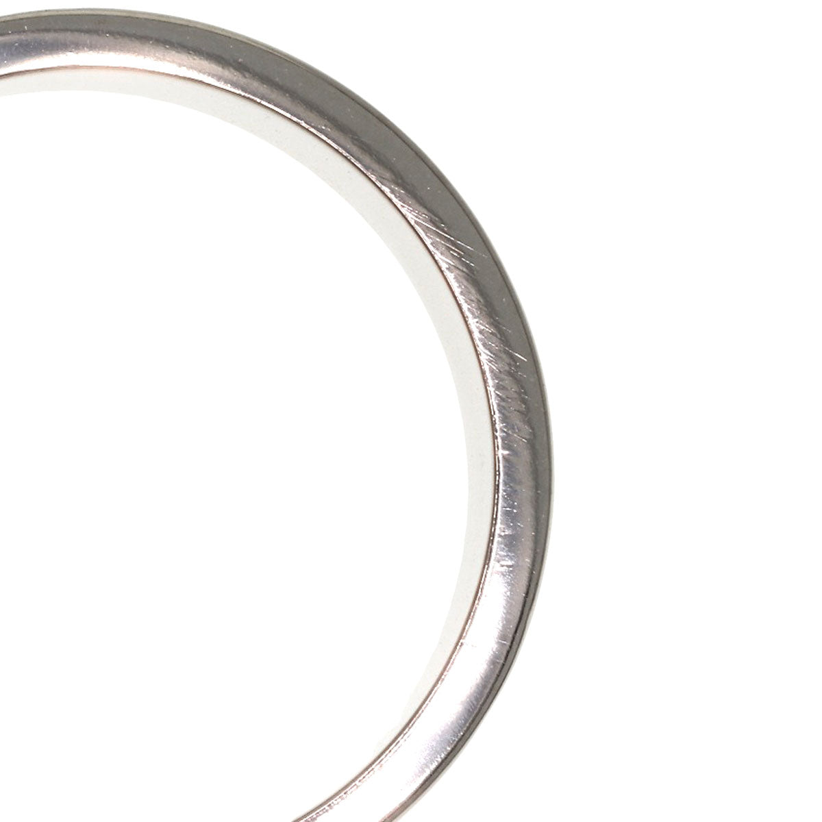 CARTIER love ring #58 Ring K18 White Gold Ladies [Used]