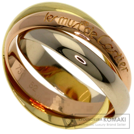 CARTIER Trinity #52 Ring K18 Yellow Gold K18 White GoldLadies [Used]