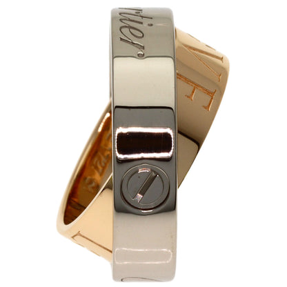 CARTIER Secret Love #57 Ring K18 White Gold 18K Pink GoldLadies [Used]